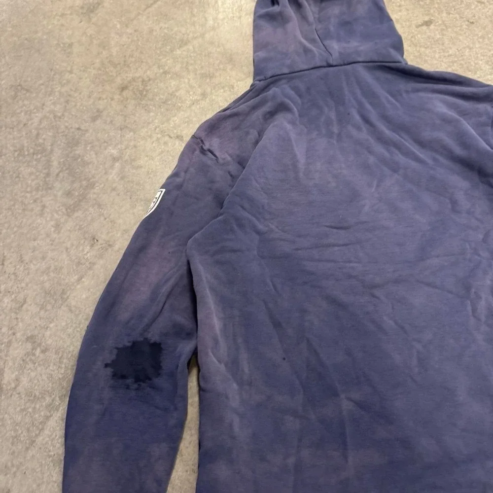 Vintage Nike USA Soccer Hoodie Sweatshirt Distressed Large